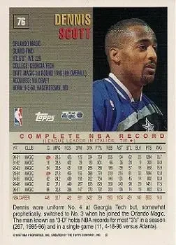 Back of Dennis Scott