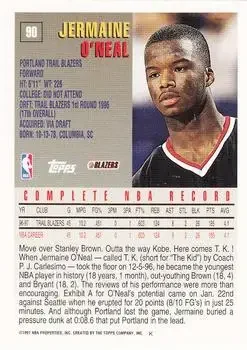 Back of Jermaine O'Neal