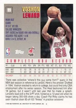 Back of Voshon Lenard