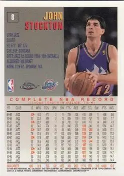 Back of John Stockton