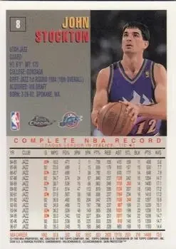 Back of John Stockton
