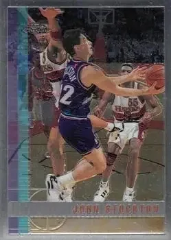 1997-98 Topps Chrome #8 John Stockton