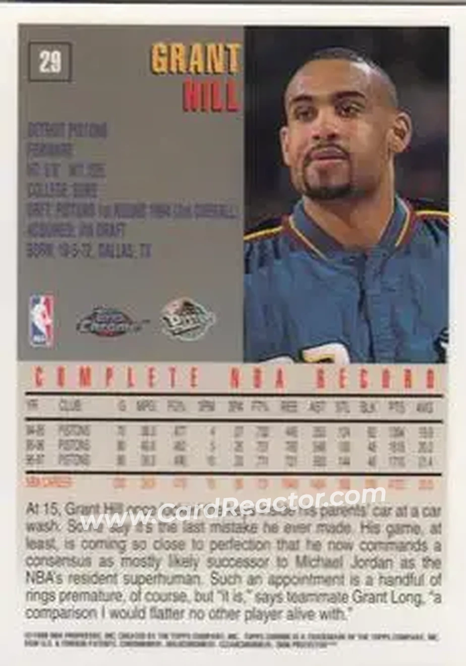 Back of Grant Hill