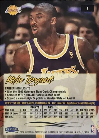 Kobe Bryant back