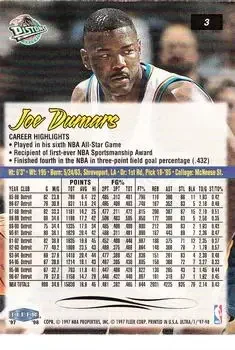 Back of Joe Dumars