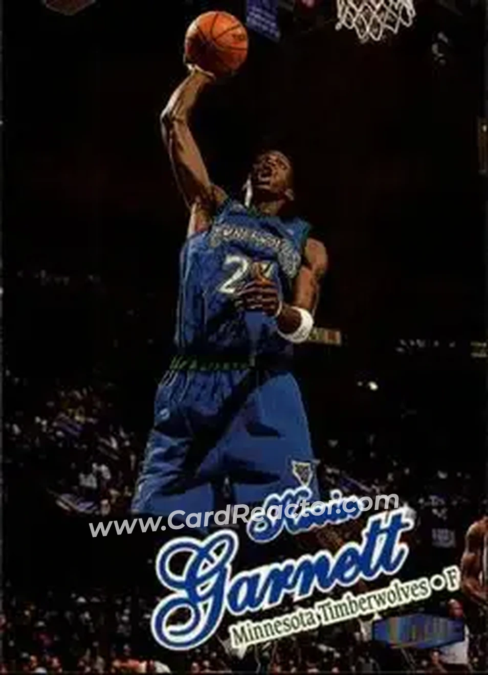 Front of Kevin Garnett
