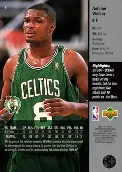 Back of Antoine Walker