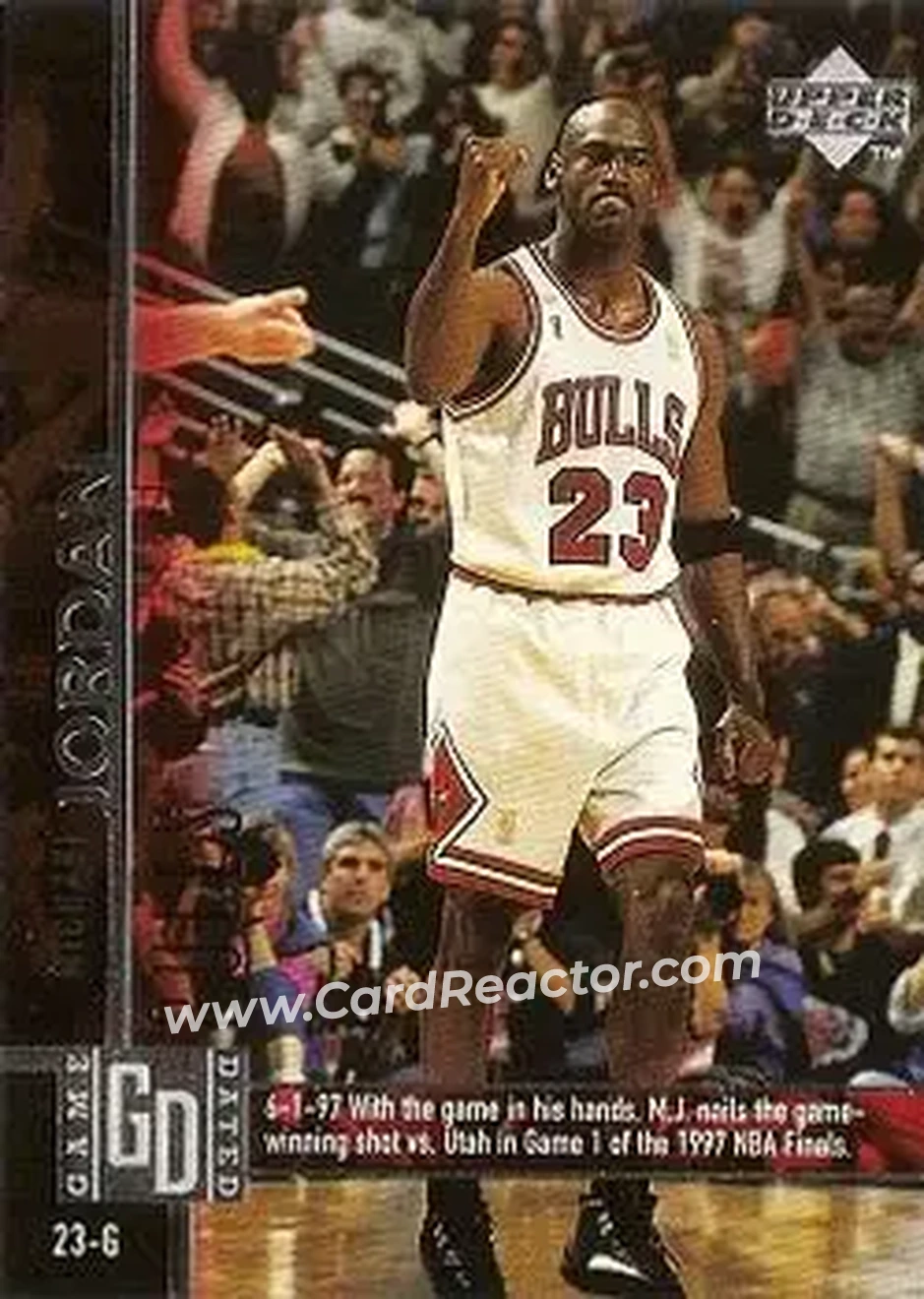 Front of Michael Jordan