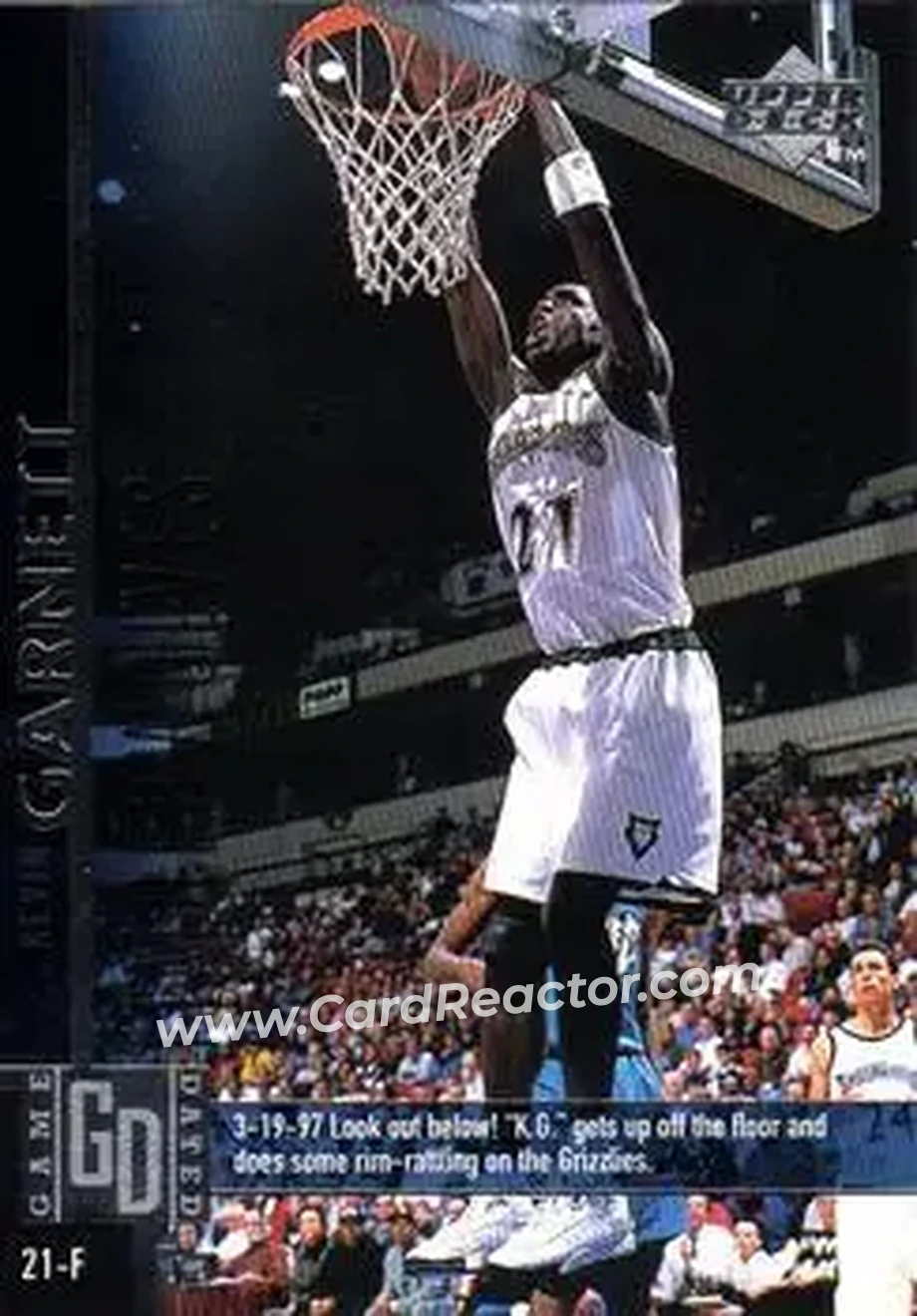 Front of Kevin Garnett