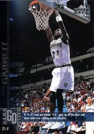 1997-98 Upper Deck #75 Kevin Garnett