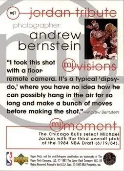 Back of Michael Jordan