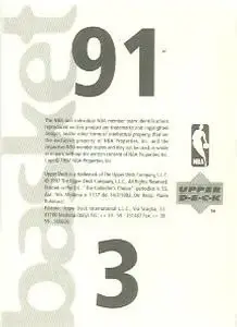 Back of Card #3 - 91