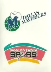 1997-98 Upper Deck NBA Stickers (European) #4 / 114 San Antonio Spurs Logo