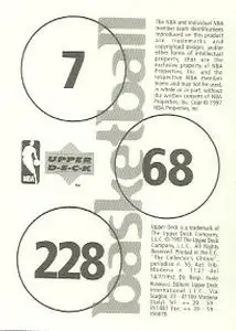 Back of Card #7 - 68 - 228