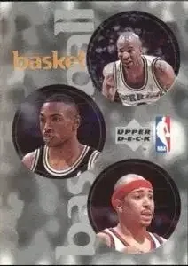 1997-98 Upper Deck NBA Stickers (European) #9 / 115 / 276 Chris Gatling