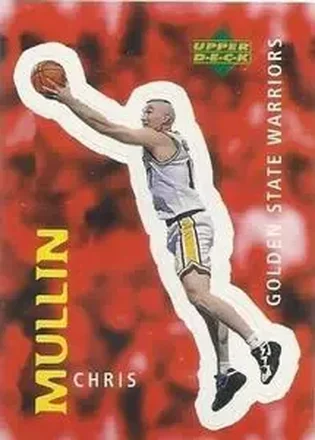 1997-98 Upper Deck NBA Stickers (European) #32 Chris Mullin