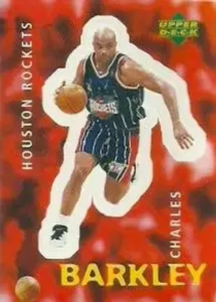 1997-98 Upper Deck NBA Stickers (European) #38 Charles Barkley