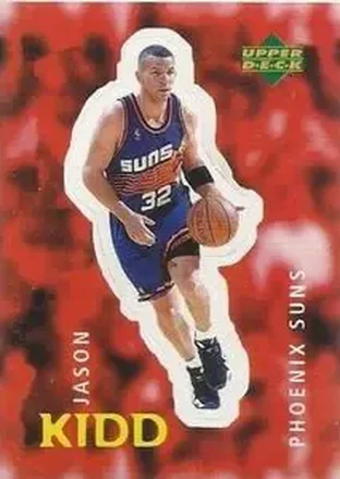 1997-98 Upper Deck NBA Stickers (European) #83 Jason Kidd