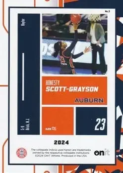 Back of Honesty Scott-Grayson