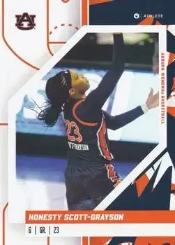 2023-24 ONIT Athlete Auburn Tigers Women #3 Honesty Scott-Grayson