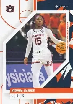 2023-24 ONIT Athlete Auburn Tigers Women #6 Kionna Gaines