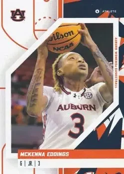 2023-24 ONIT Athlete Auburn Tigers Women #8 McKenna Eddings