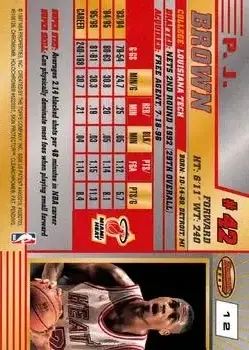 Back of P.J. Brown