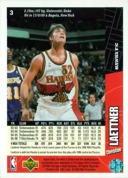 Back of Christian Laettner