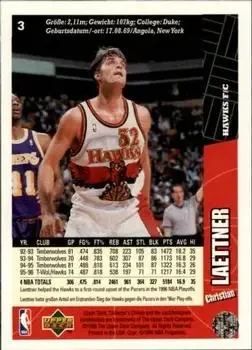 Back of Christian Laettner