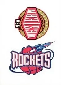 1996-97 Collector's Choice Italian Stickers #2 / 58 Houston Rockets Logo
