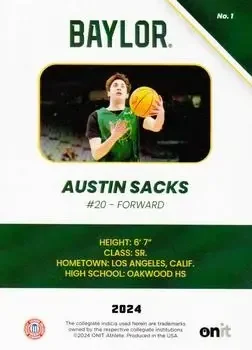 Back of Austin Sacks