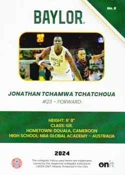 Back of Jonathan Tchamwa Tchatchoua