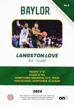 Back of Langston Love