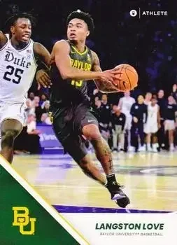 2023-24 ONIT Athlete Baylor Bears Men #8 Langston Love