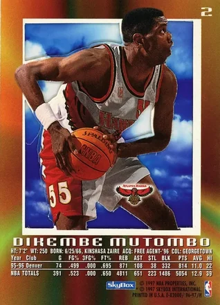 Dikembe Mutombo 裏面