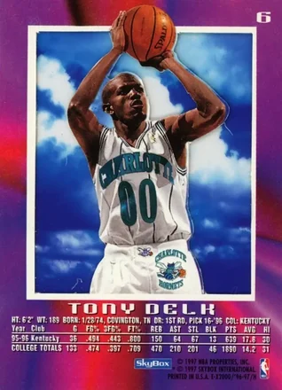 Tył: Tony Delk