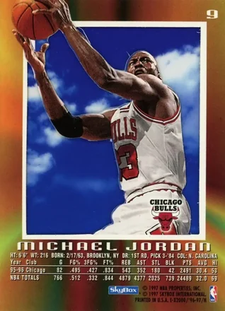 Verso de Michael Jordan
