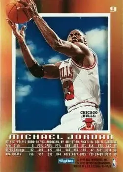 Back of Michael Jordan