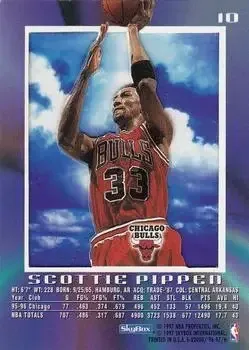Back of Scottie Pippen