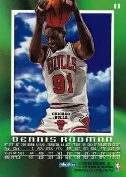 Back of Dennis Rodman