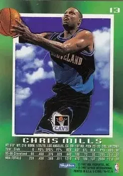Back of Chris Mills