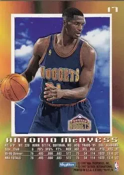 Back of Antonio McDyess