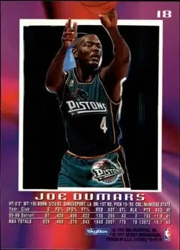 Back of Joe Dumars