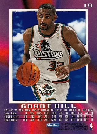 Achterkant van Grant Hill