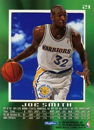Joe Smith 뒷면