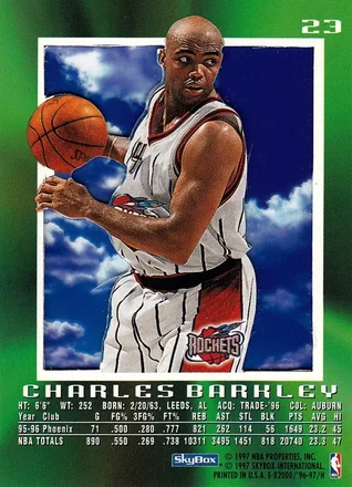 Verso de Charles Barkley
