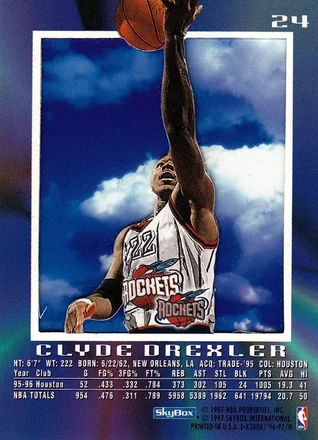 Verso de Clyde Drexler