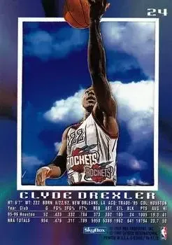 Back of Clyde Drexler