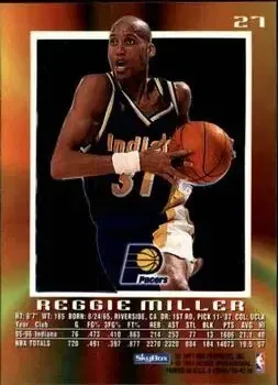 Back of Reggie Miller