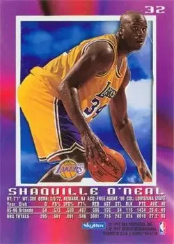 Back of Shaquille O'Neal